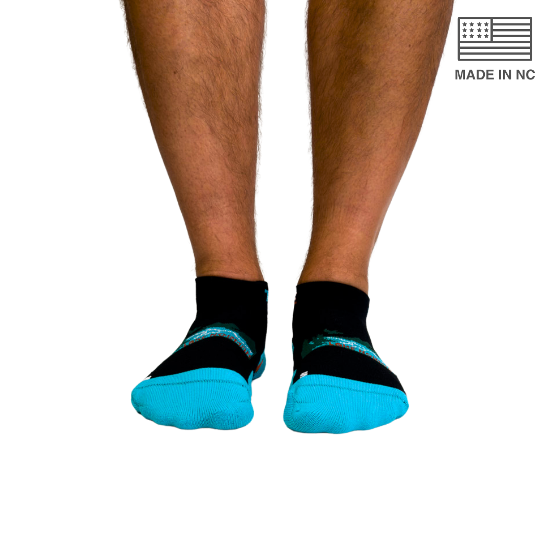 Custom Athletic Running Socks (BLACK)