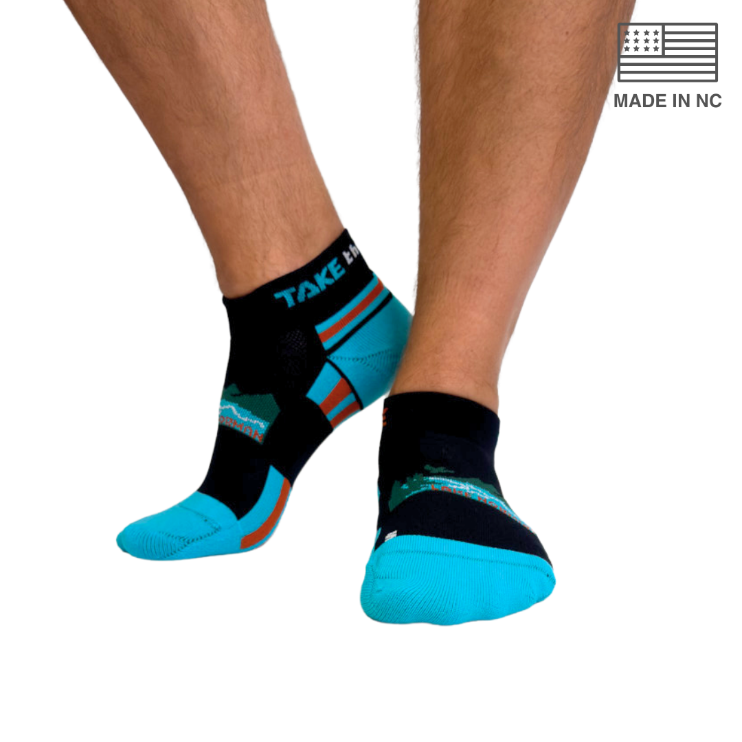 Custom Athletic Running Socks (BLACK)