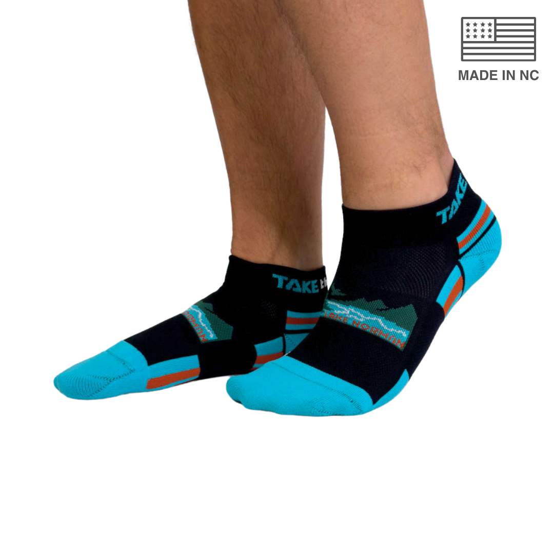 Custom Athletic Running Socks (BLACK)