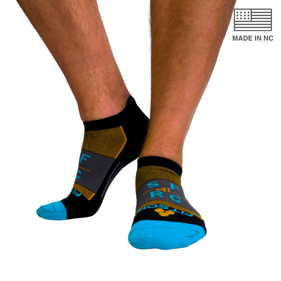 Custom Athletic Running Socks (BLACK)