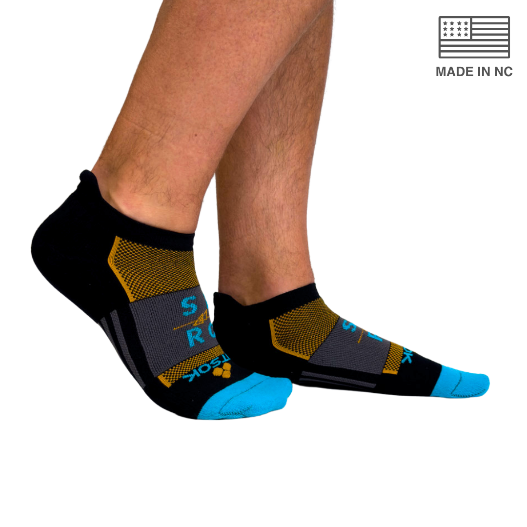 Custom Athletic Running Socks (BLACK)