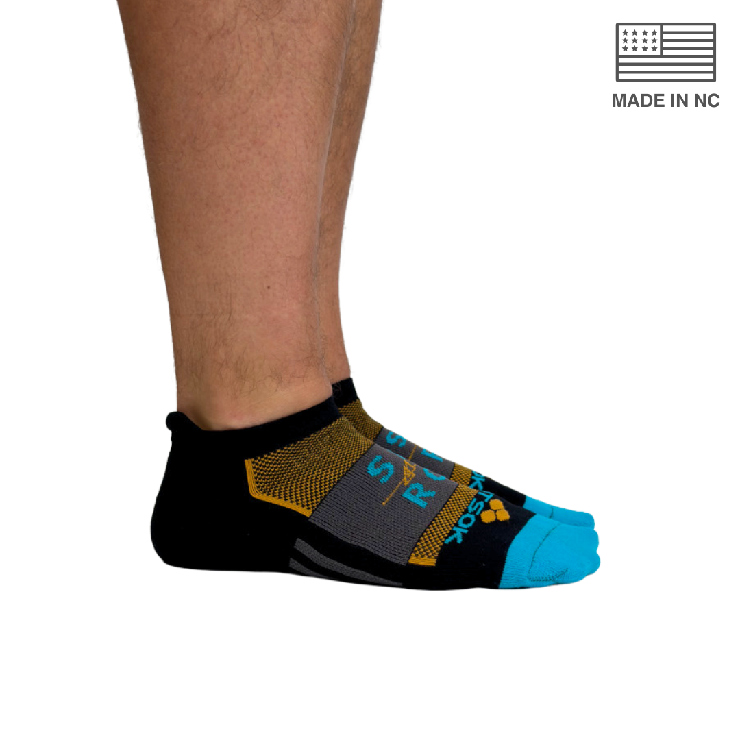 Custom Athletic Running Socks (BLACK)