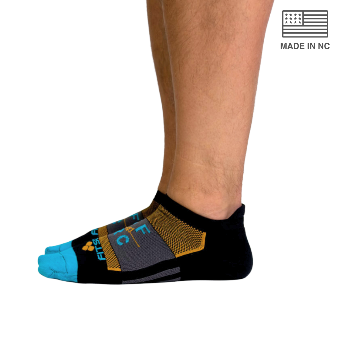 Custom Athletic Running Socks (BLACK)