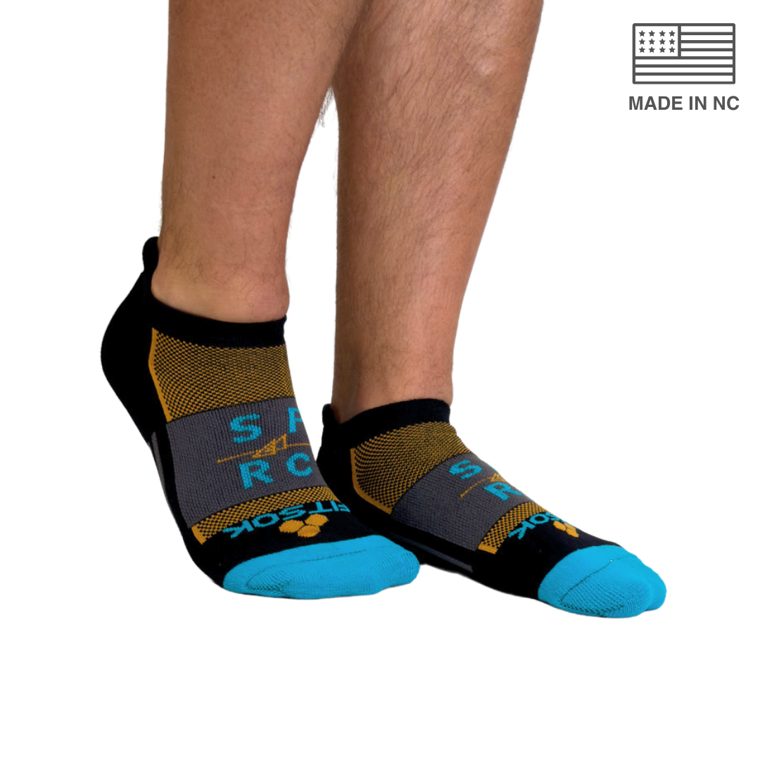 Custom Athletic Running Socks (BLACK)