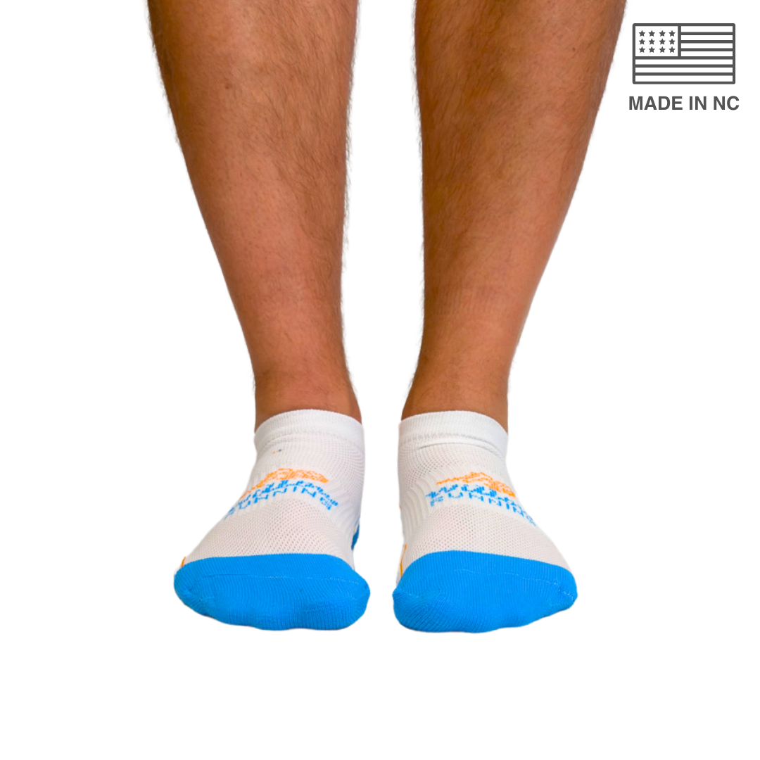 Custom Athletic Running Socks (WHITE)