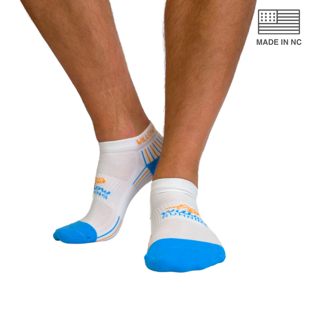 Custom Athletic Running Socks (WHITE)