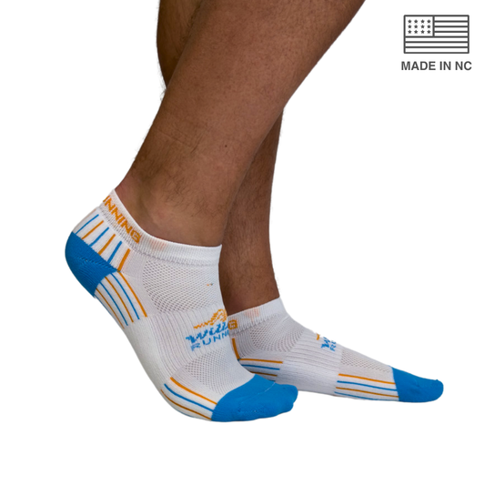 Custom Athletic Running Socks (WHITE)
