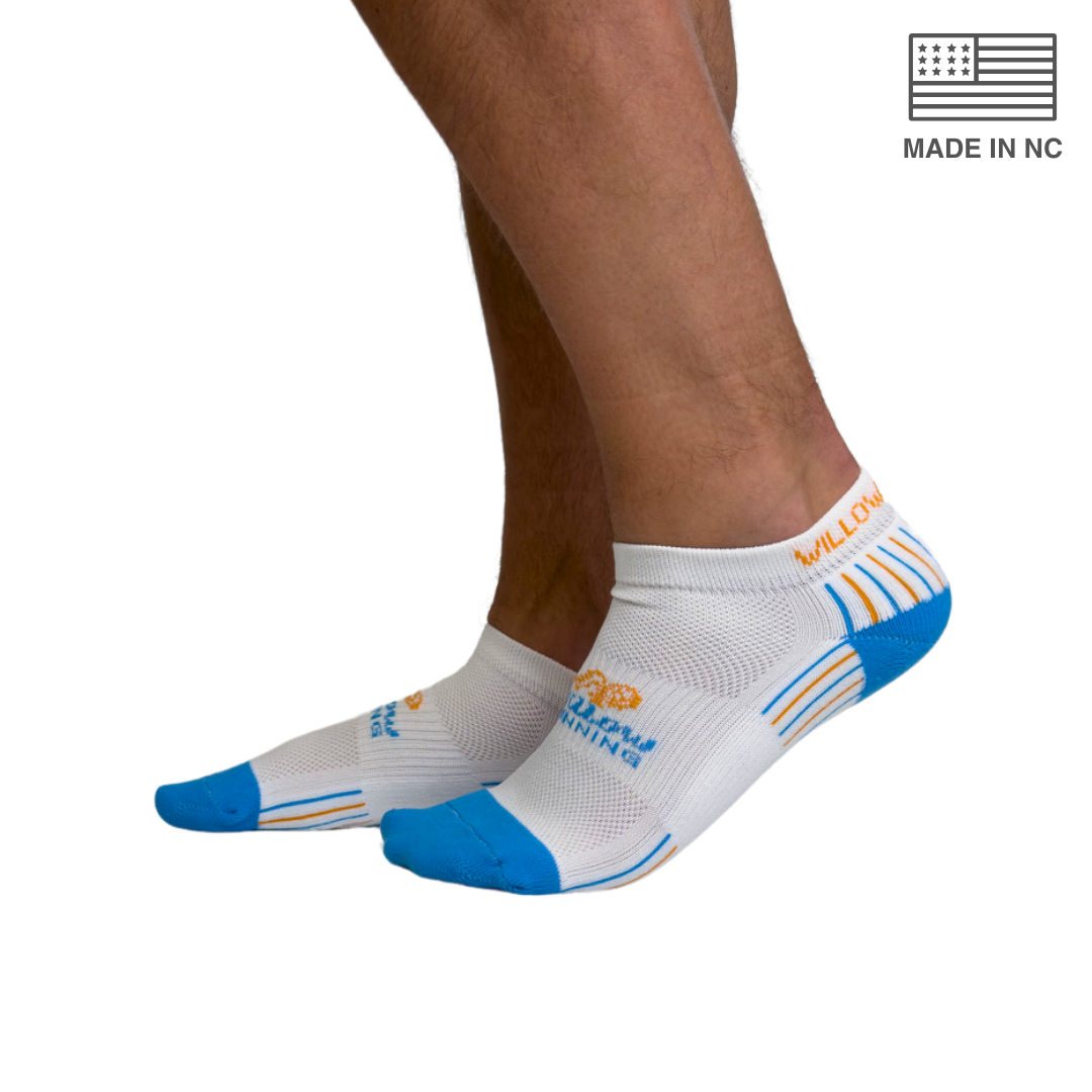 Custom Athletic Running Socks (WHITE)